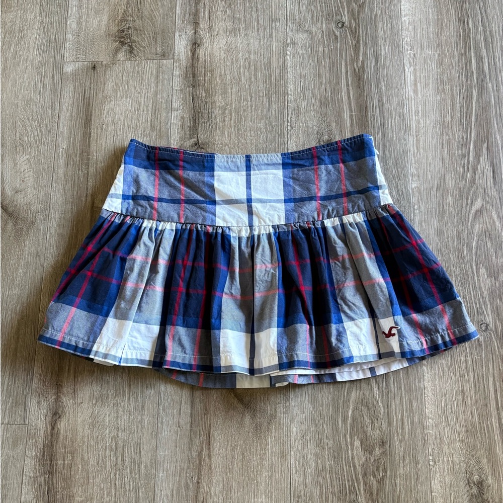 Hollister Plaid Mini Skirt